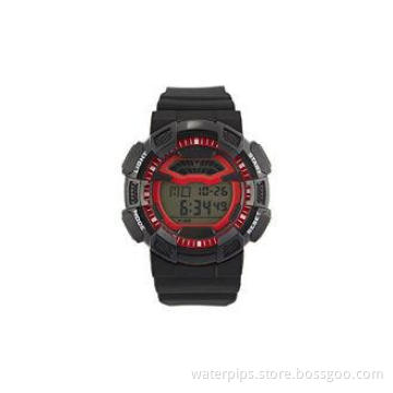 Multifunction Sport Wrist Watch , Hourly Chime LCD Digital